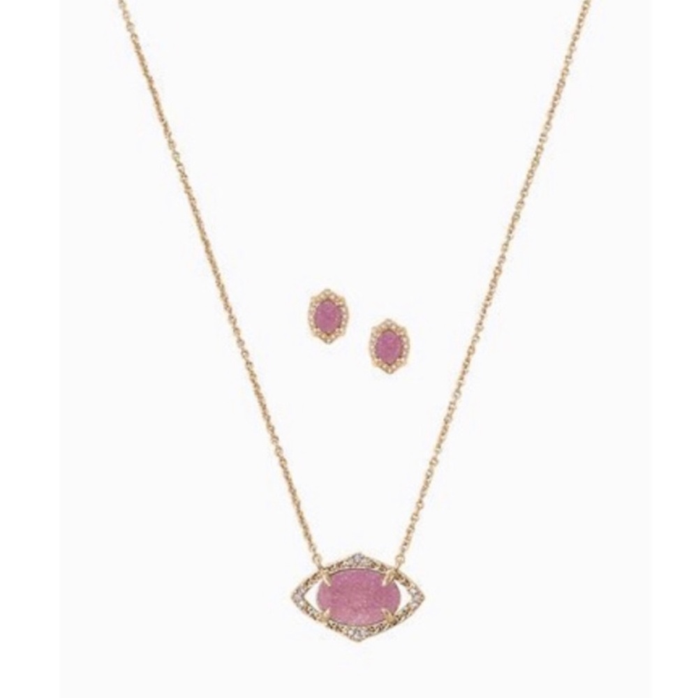 Stella & Dot Charlotte Pendant & Earring Set
